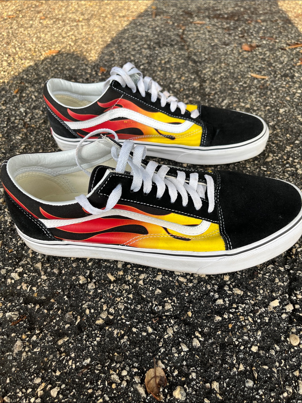 Vans Old Skool Flame Sneakers Wont Last